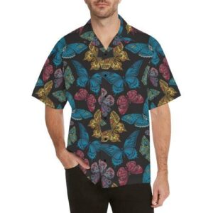 Butterfly Mandala Style Hawaiian Shirt  - Thelegend59