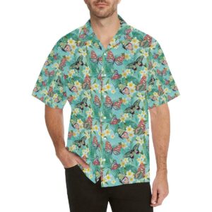 Butterfly Pattern Print Design Hawaiian Shirt  - Thelegend59