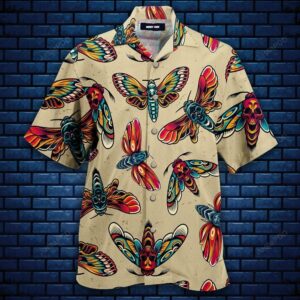 Butterfly Hawaiian Shirtskull Hawaiian Shirt  - Thelegend59
