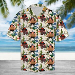 Cactus Viking Multicolor Awesome Hawaiian Shirt  - Thelegend59