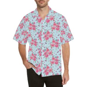 Camellia Pattern Print Design Hawaiian Shirt  - Thelegend59