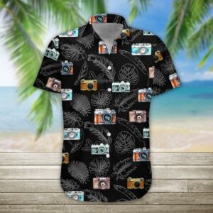 Camera Hawaiian Shirt - Unihawaiian Shirtsex - Adult -  - Thelegend59