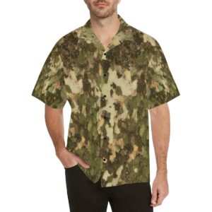Camo Realistic Tree Texture Print Hawaiian Shirt  - Thelegend59