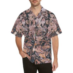 Camouflage Realistic Tree Leaf Print Hawaiian Shirt  - Thelegend59
