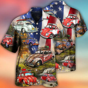 Camping Independence Day - Hawaiian Shirt - For Men And Women - Kids  - Thelegend59