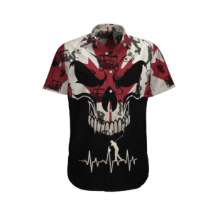 Canada Golf Black Nice Design Unisex Hawaiian Shirt  - Thelegend59
