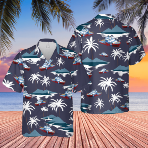 Canadian Coast Guard Ship Short Sleeveblue Awesome Design Unisex Hawaiian Shirt  - Thelegend59