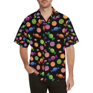 Candy Pattern Print Design Hawaiian Shirt  - Thelegend59