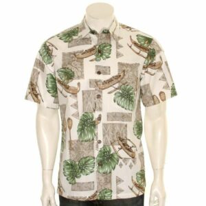 Canoe Reverse White Amazing Design Hawaiian Shirt  - Thelegend59
