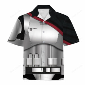 Captain Phasma'S Armor Hawaiian Shirt - For Men And Women - Kids  - Thelegend59