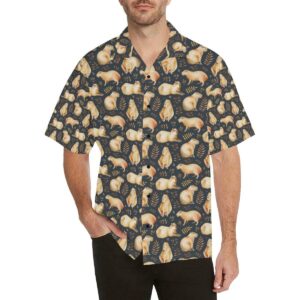 Capybara Pattern Print Design Hawaiian Shirt  - Thelegend59