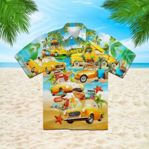 Car Love A Summer Trip Hawaiian Shirt  - Thelegend59
