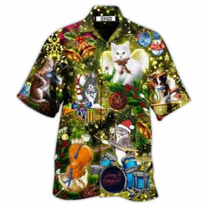 Cat Christmas Angel - Hawaiian Shirt - For Men And Women - Kids  - Thelegend59