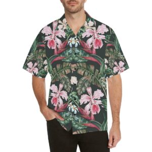 Cattleya Flower Plumeria Hawaiian Shirt  - Thelegend59