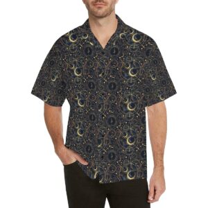 Celestial Pattern Print Design Hawaiian Shirt  - Thelegend59