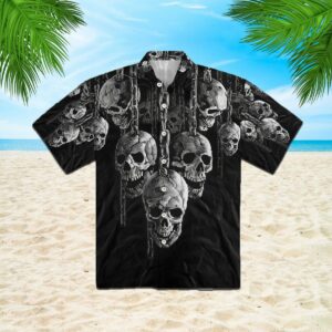 Chained Skull Hawaiian Shirt  - Thelegend59