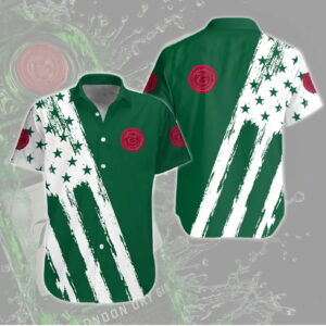 Charles Tanqueray Usa Flag Pattern All Over Print 3D Aloha Summer Beach Hawaiian Shirt  - Thelegend59