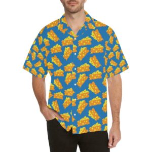 Cheese Pattern Print Design Hawaiian Shirt  - Thelegend59