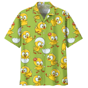 Chicken Green Amazing Design Unisex Hawaiian Shirt  - Thelegend59