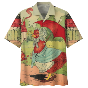 Chicken Colorful Awesome Design Unisex Hawaiian Shirt  - Thelegend59