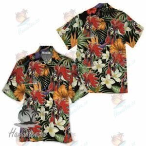 Chicken Colorful Nice Design Unisex Hawaiian Shirt  - Thelegend59