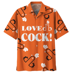 Chicken Orange Nice Design Unisex Hawaiian Shirt  - Thelegend59