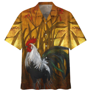 Chicken Yellow Nice Design Unisex Hawaiian Shirt  - Thelegend59