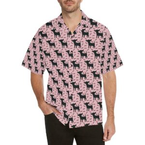 Chihuahua Pink Print Pattern Hawaiian Shirt  - Thelegend59