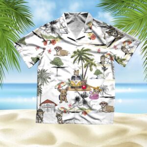 Chorkie Hawaiian Shirt Hawaii Beach Retro  - Thelegend59