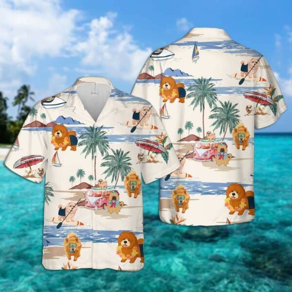 Chow Chow Summer Beach Hawaiian Shirt  - Thelegend59