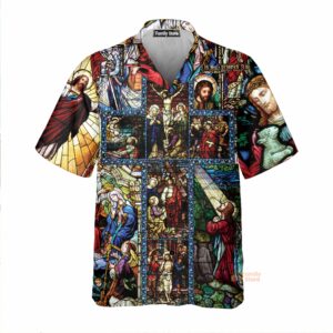 Christian Jesus Catholic Hawaiian Shirts For Summer - For Men And Women - Kids  - Thelegend59
