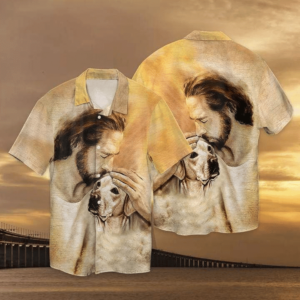 Christian Jesus Love Labrador Dog Hawaiian Shirt - For Men And Women - Kids  - Thelegend59