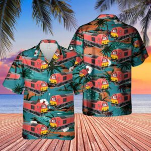 Class Locomotive Train  Blue Unique Design Unisex Hawaiian Shirt  - Thelegend59