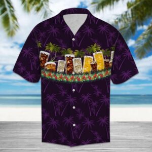 Classic Soda Purple Nice Design Hawaiian Shirt  - Thelegend59