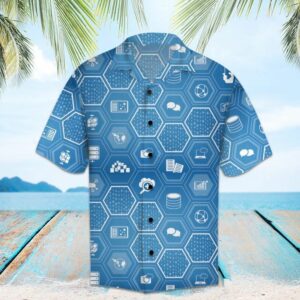 Cloud Computing Blue Unique Design Hawaiian Shirt  - Thelegend59