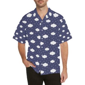 Cloud Pattern Print Design Hawaiian Shirt  - Thelegend59