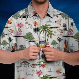 Clumber Spaniel Hawaiian Shirt Hawaii Beach Retro  - Thelegend59