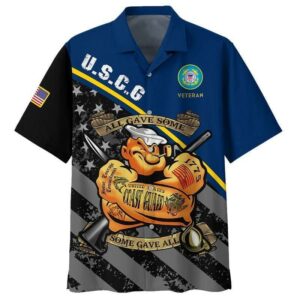 Coahawaiian Shirtst Guard Popeye Eteran All Gae Hawaiian Shirtsome - Hawaiian Shirtsome Gae All Hawaiian Shirt  - Thelegend59