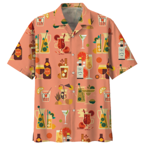 Cocktail Orange Amazing Design Unisex Hawaiian Shirt  - Thelegend59