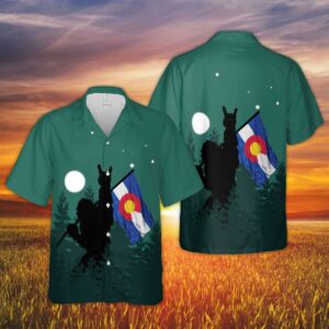 Colorado Proud Bigfoot Sasquatch American Hawaiian Aloha Hawaiian Shirtss  - Thelegend59
