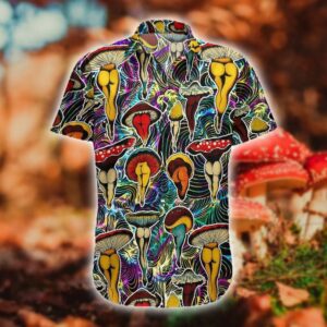Colorful Mushroom Body Aloha Hawaiian Shirts  - Thelegend59