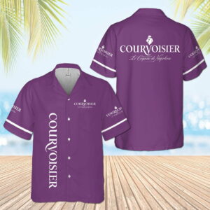 Courvoisier Cognac All Over Print 3D Aloha Summer Beach Hawaiian Shirt  - Thelegend59