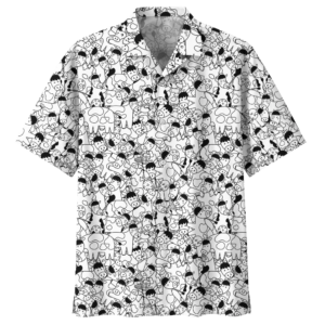 Cow White High Quality Unisex Hawaiian Shirt  - Thelegend59