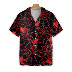 Creepy Spider Halloween Hawaiian Shirt - For Men And Women - Kids  - Thelegend59