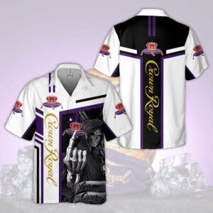 Crown Royal Death Game Over All Over Print 3D Aloha Summer Beach Hawaiian Shirt  - Thelegend59