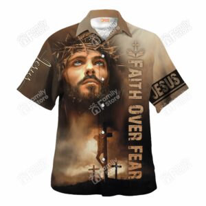 Crucifixion Of Jesus Hawaiian Shirt - For Men And Women - Kids  - Thelegend59