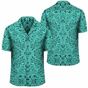 Culture Turquoise Hawaiian Shirt  - Thelegend59
