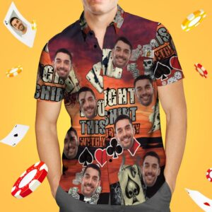 Custom Face Hawaiian Shirt Gift For Him - Bought This Hawaiian Shirts With Your Money  - Thelegend59