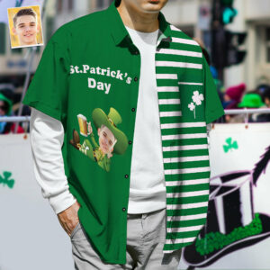 Custom Face Hawaiian Shirts - St. Patrick'S Day Hawaiian Shirtss - Gift For Adults  - Thelegend59