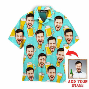 Custom Face Its Beer Day Custom Hawaiian Shirt Pn302202Lb - For Men And Women - Kids  - Thelegend59